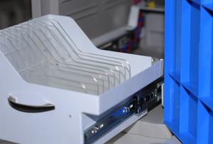 China Multiple Color Laptop Charging Cabinet 5 Comparts 1 Column Triple Tier Lockers wholesale