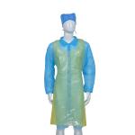 Disposable Kitchen Use PE Plastic Apron Waterproof Oil Proof Without Sleeves