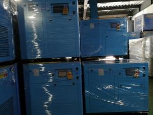 China Oil Lubricated Screw Air Compressor With PLC Touch Screen Control wholesale