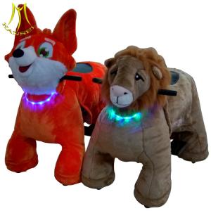 China Hansel battery animal walking toys ride and plush animal scooter for mall with moving animal toys for sale wholesale