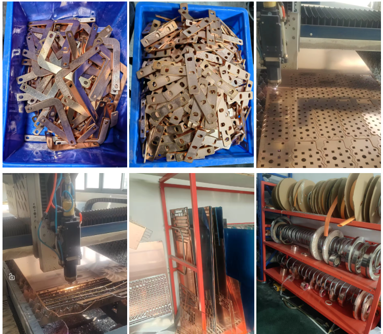 0.5-5mm Thickness Electrical Copper Busbar For Motorcycle / Ev Applications