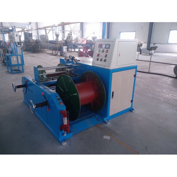 High Speed PVC Plastic Wire Extruder , 140kg/h Cable Manufacturing Machine