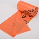 HDPE Small 5-30 Liter Portable Flat Mouth Medical Waste Bag for Household