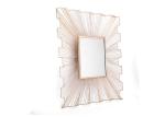 Home Concavo Convex Square Metal Wall Art Mirror