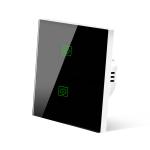 Glomarket Tuya 2 Gang Zigbee Eu Wall Smart Switch With Neutral Voice Control