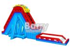 Giant Inflatable Water Slide , Tallest Inflatable Roller Coaster Slide N Drop