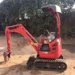 Second hand hydraulic crawler Excavator Kubota17 High quality/Used mini digger