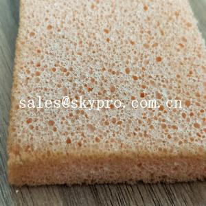 China Soft Flexible Close Surface Silicone Sponge Sheet , High Density Silicone Rubber Foam wholesale