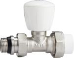 4204 Straight Type Multi-turn Brass TRV Valve for Radiator Supply DN15 Nickel