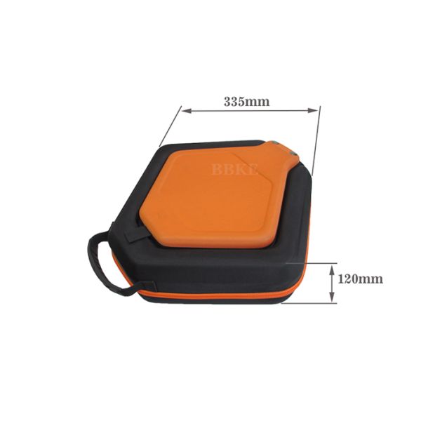 Black EVA Tool Case Orange Roadblock 335*335*120 MM for Car Tools