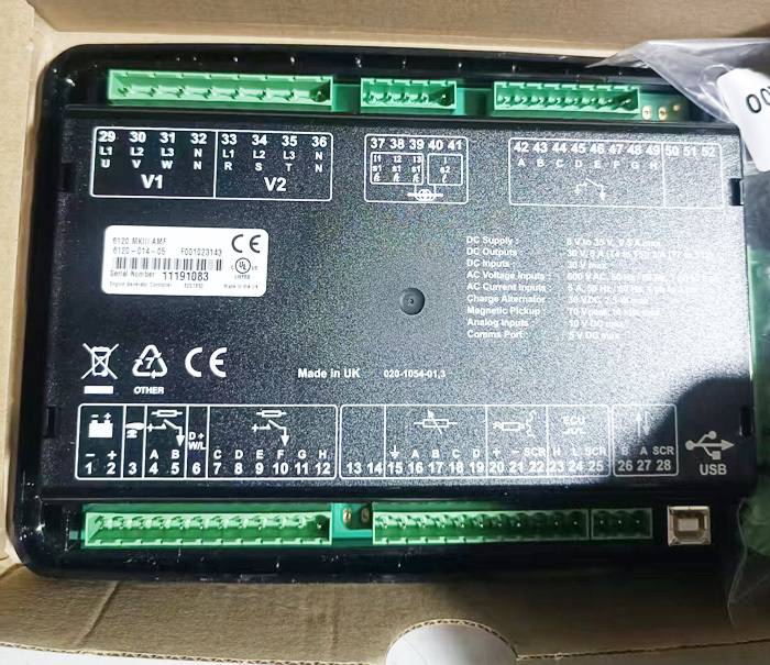 Auto Stop Diesel Generator Controller Panel Control Module DSE6120MKIII