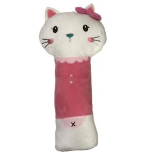 China Stuffed Adorable Kitty Cat Cushion Soft Plush Car Seat Pillow Toy In Relief Of Stress wholesale