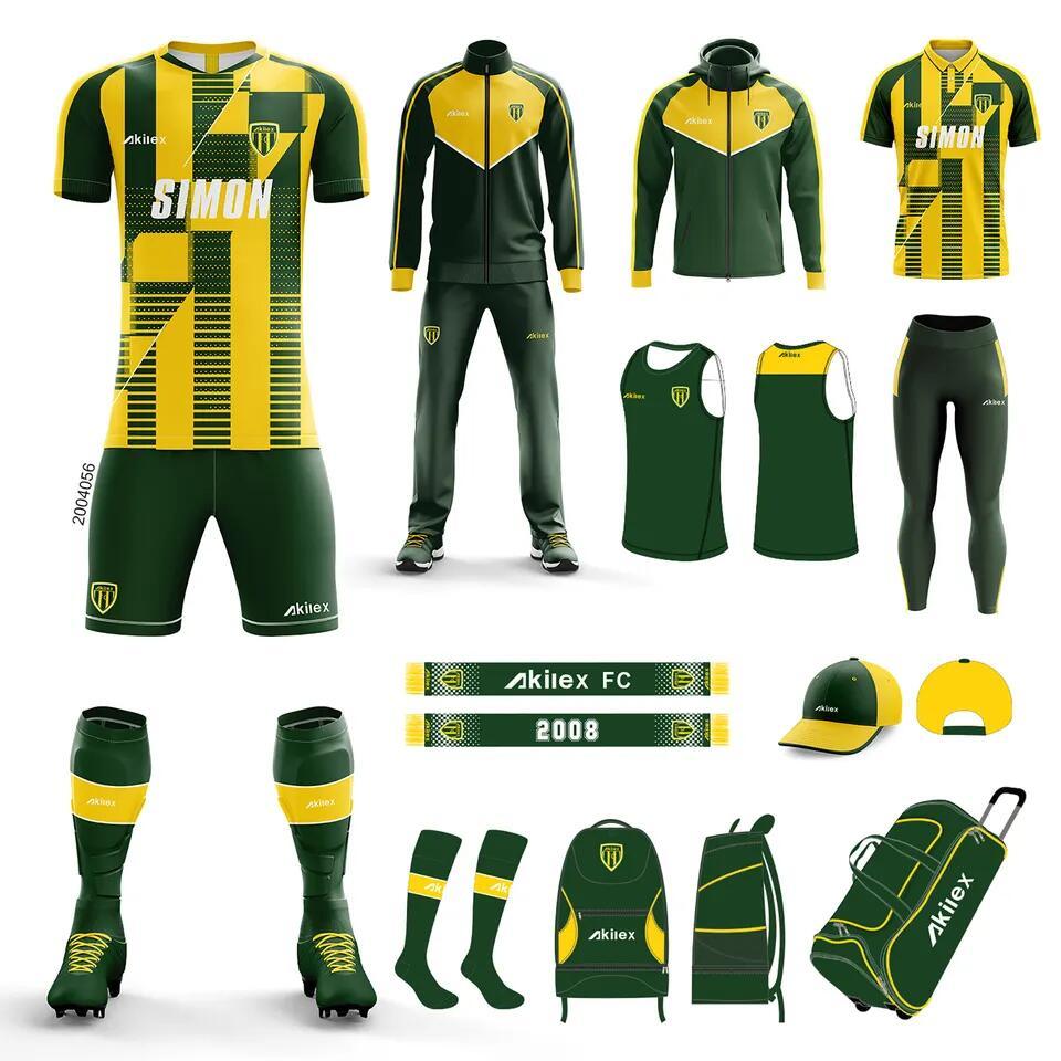 New Design Wholesale Soccer Uniform Quick Dry High Quality Soccer Jersey of Sportswea