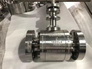 China 1500lb Side Entry Metal To Metal Seated Ball Valve wholesale