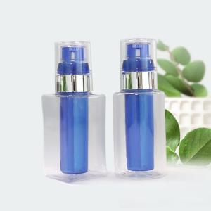 China 30ml 90ml Lotion Pump Bottle PETG Dual Chamber Plastic Lotion Bottle wholesale