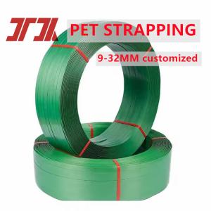 China Customized Polyester PET Pallet Packing Plastic Steel Strapping Rolls Strips For Packaging wholesale