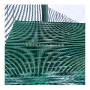 China Heat Treated 358 Anti Climb High Security Wire Mesh Fence with Low Carbon Steel Wire wholesale