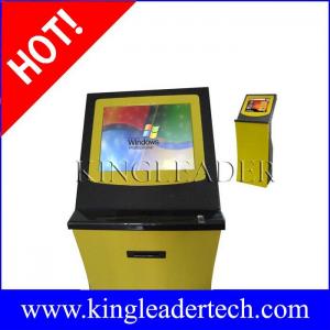 China Ticket vending kiosks thermal printer and finger print reader   custom kiosk design wholesale