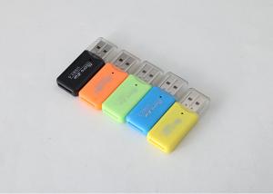 China 4.8 X 2 X 0.6cm Portable Card Reader USB 2.0 For SD SDHC Memory Card 2gb 4gb 8gb on sale