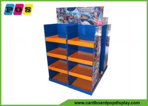 China Multi Sided Corrugated Pallet Display Shelves , Product Display Stands For RC Toys PA017 on sale