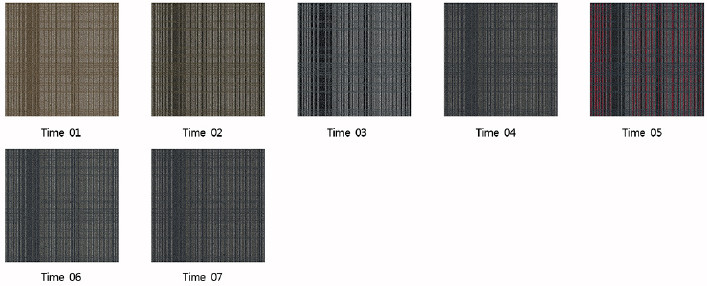 Plaid And Stripe Element Nylon Carpet Tiles With PVC Backing For School