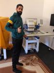 Low price high speed single head cap tshirt flat 3d embroidery machine 10 year