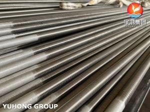 China Copper Nickel 70 / 30 Low Fin Tubes ASTM B111 C71500 For Condensers wholesale