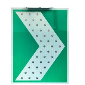 China Aluminum Solar Power 11.1V 4.4AH Chevron Traffic Sign For Highway wholesale