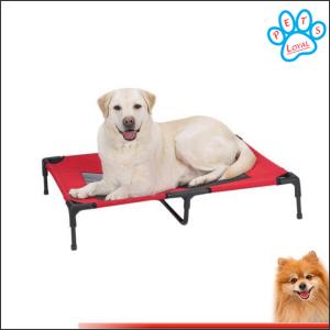 China dog bed elevated Travel best elevated dog bed Steel-Framed Bed Cot with Knitted Fabric wholesale