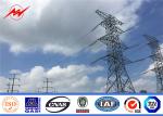 Galvanized Steel Metal Power Poles 25FT 30FT 35FT Yield Strength 345Mpa