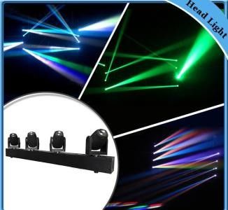 Linear 4 Moving Head Light Bar 4x10w White Leds With 100,000hrs Life Span