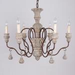 Vintage resin chandelier for living room bedroom home retro loft Chandelier(WH