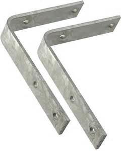 China Aluminum / Brass Heavy Duty Galvanised Brackets Custom Size Long Service Life wholesale