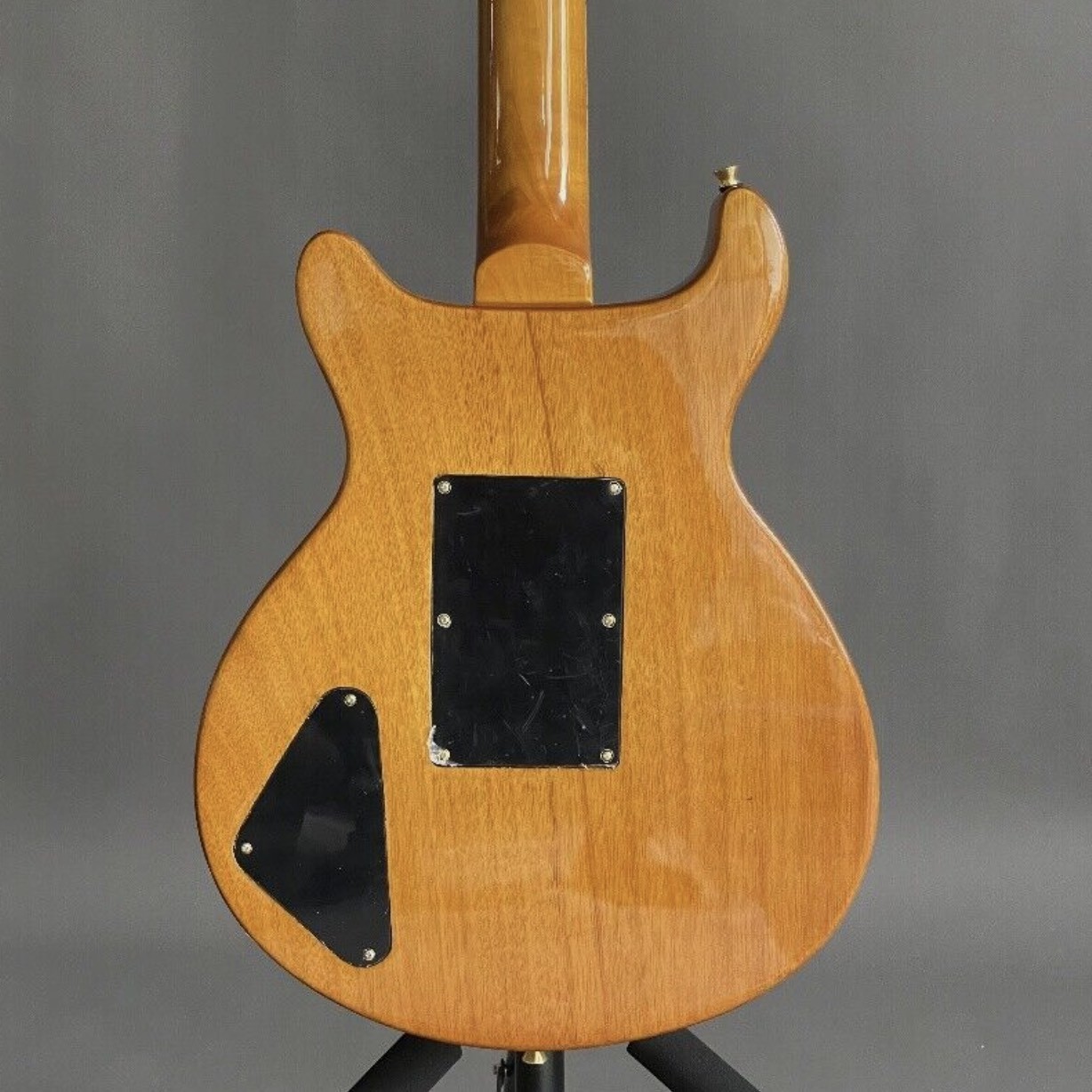 Custom SE Santana Electric Guitar Chrome Part Abalone Bird Inlay Flame Maple Top