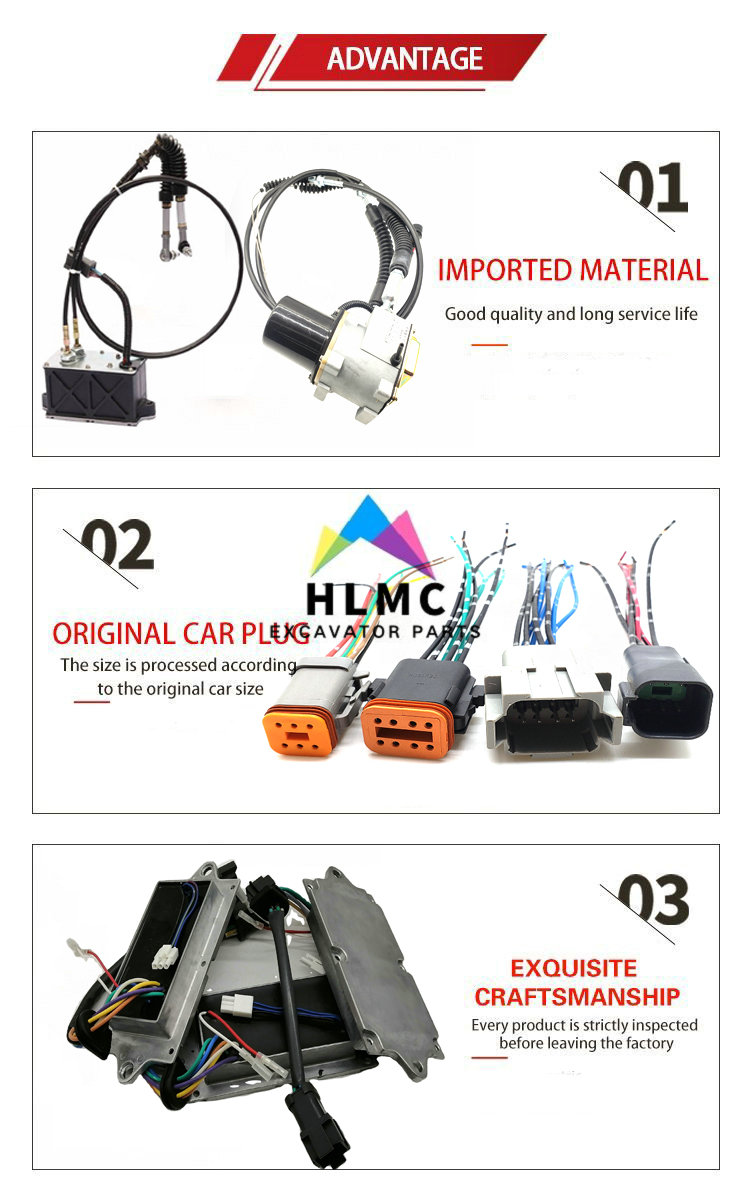 247-5231 119-0633 Throttle Motor Excavator Parts E320B E320BL