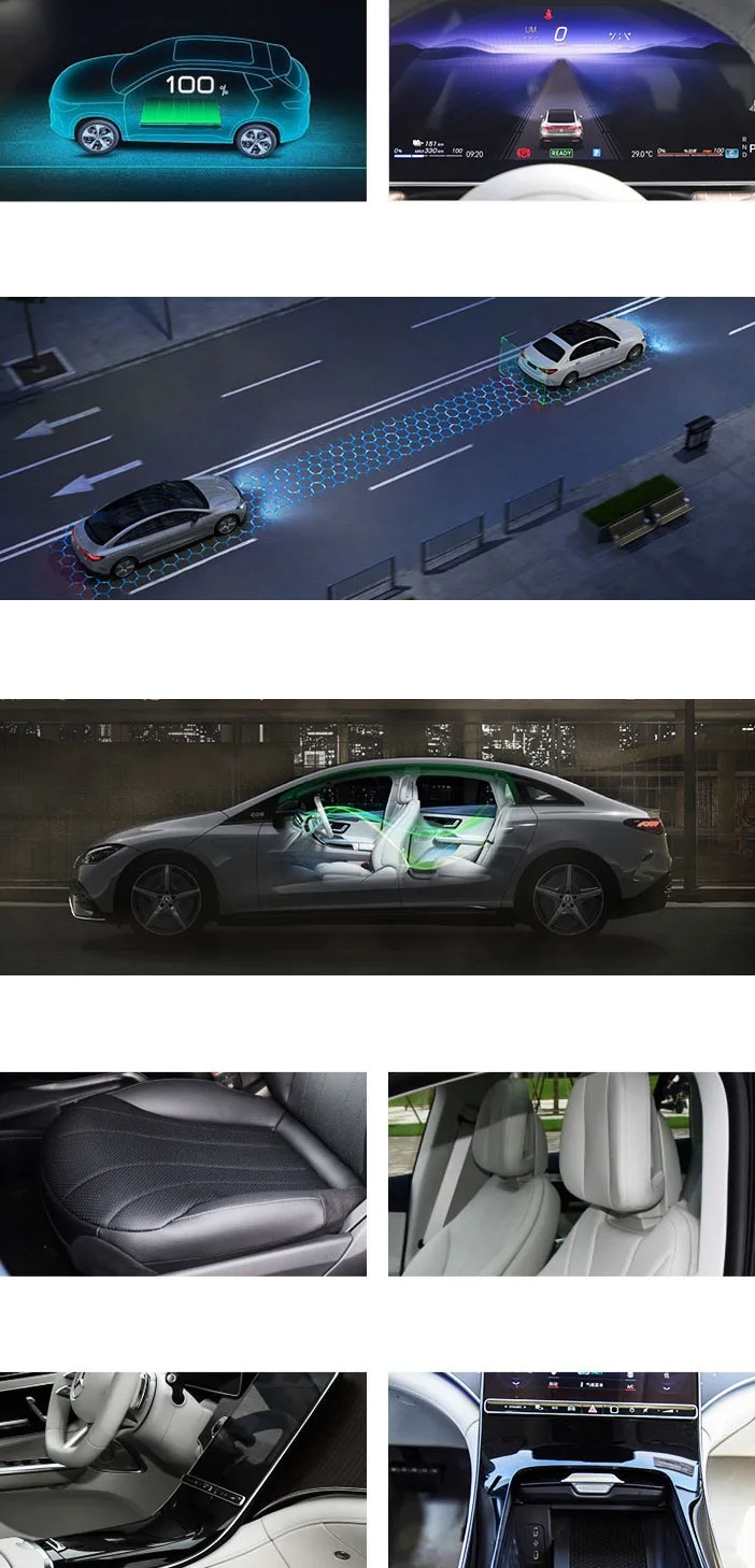 Maximum Power 215kw Benz EQE 350 2023 Luxury Car with 752km Pure Electric Cruising Range
