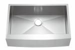 SS304 Nano Workstation Kitchen Sink 33 Inch CUPC Farm Apron Front