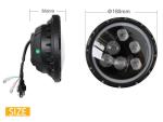 30V 60w 7 Inch IP67 Car LED Fog Lights / Led Angle Eye Headlights