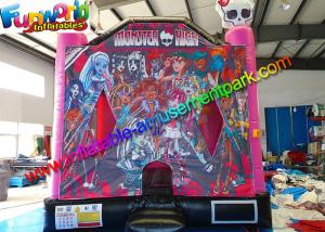 China Monster High Themed Bounce House ,  Inflatable Bouncy House for Commercial wholesale
