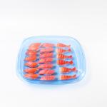 Square food container Takeaway Packaging Box Plastic For Good Food Plastic BLUE