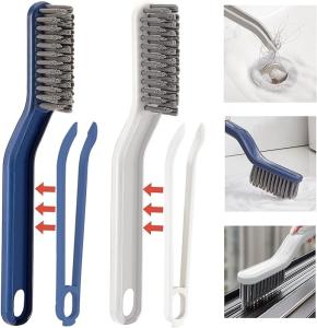 China Factory Price Custom Patent Design 2 In 1 Multipurpose Crevice Cleaning Brush wholesale