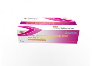 China In Vitro 25mIU/Ml Sensitivity HCG Pregnancy Rapid Test Kit wholesale