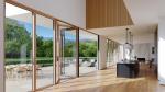 Powder Coating Frame Finishing Aluminum Folding Doors Aluminum Alloy Hollow