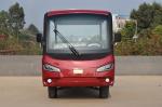 Red Electric Sightseeing Cart For 14 Passengers CE Certificate / Mini Golf Buggy
