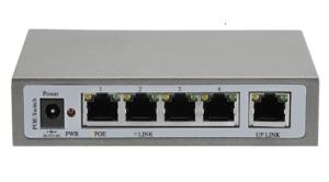 China 10 100 1000M Power Over Ethernet Switch 4 Port 15.4W For IP Camera wholesale