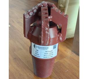 China 225mm Drag Pdc Drill Bit 5 Blades For Water Well Drilling wholesale