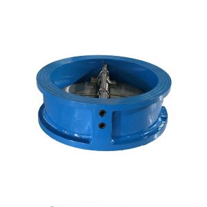China DIN3202 Double Plate Cast Iron Check Valve Wafer PN16 Ss304 ISO9001 2008 wholesale