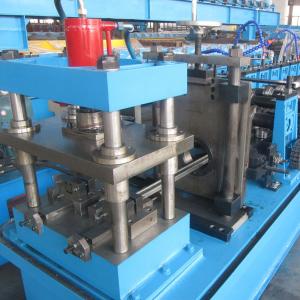 China 0.6-2.0mm Thickness 8-12m/Min Galvanized Steel Guide Rail Forming Machine With Chain Drive wholesale