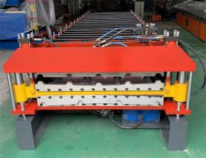 China Steel Tile Roofing Sheet Double Layer Roll Forming Machine 840 900 on sale