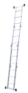China Extendable 4X3 3.7m Multi Purpose Ladder wholesale